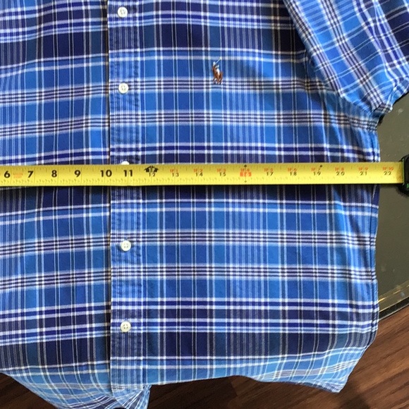 Ralph Lauren woven cotton long sleeve button down shirt (Classic Medium) - Picture 10 of 10